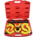 Interchangeable Coil Spring Compressor Set with Protective Yokes