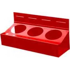 3 Hole Magnetic Can Holder Red