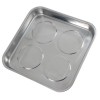 Quad Magnetic Parts Tray 280 x 300 x 45 Stainless Steel