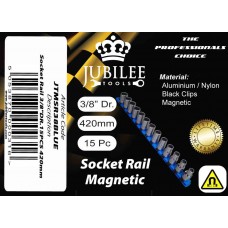 MAGNETIC SOCKET RAIL 3/8"DR.*15PCS* 420MM