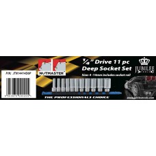 1/4" Drive 11 PC  Nutmaster Deep Socket Set 4-14mm