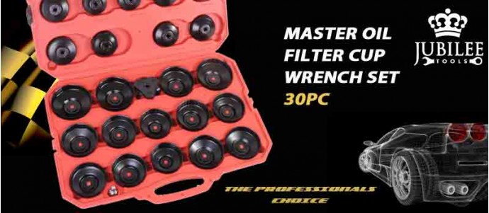 MASTER OIL FILTER CUP WRENCH SET 30PC