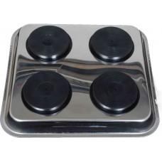 Quad Magnetic Parts Tray 280 x 300 x 45 Stainless Steel